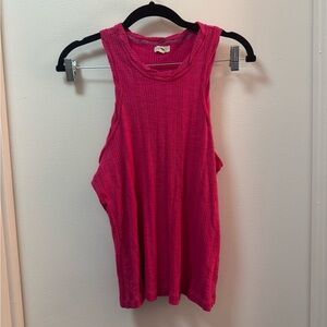 Anthropologie Pilcro Sustainable Ribbed Tank Top | Women’s Eco-Friendly Knit Top